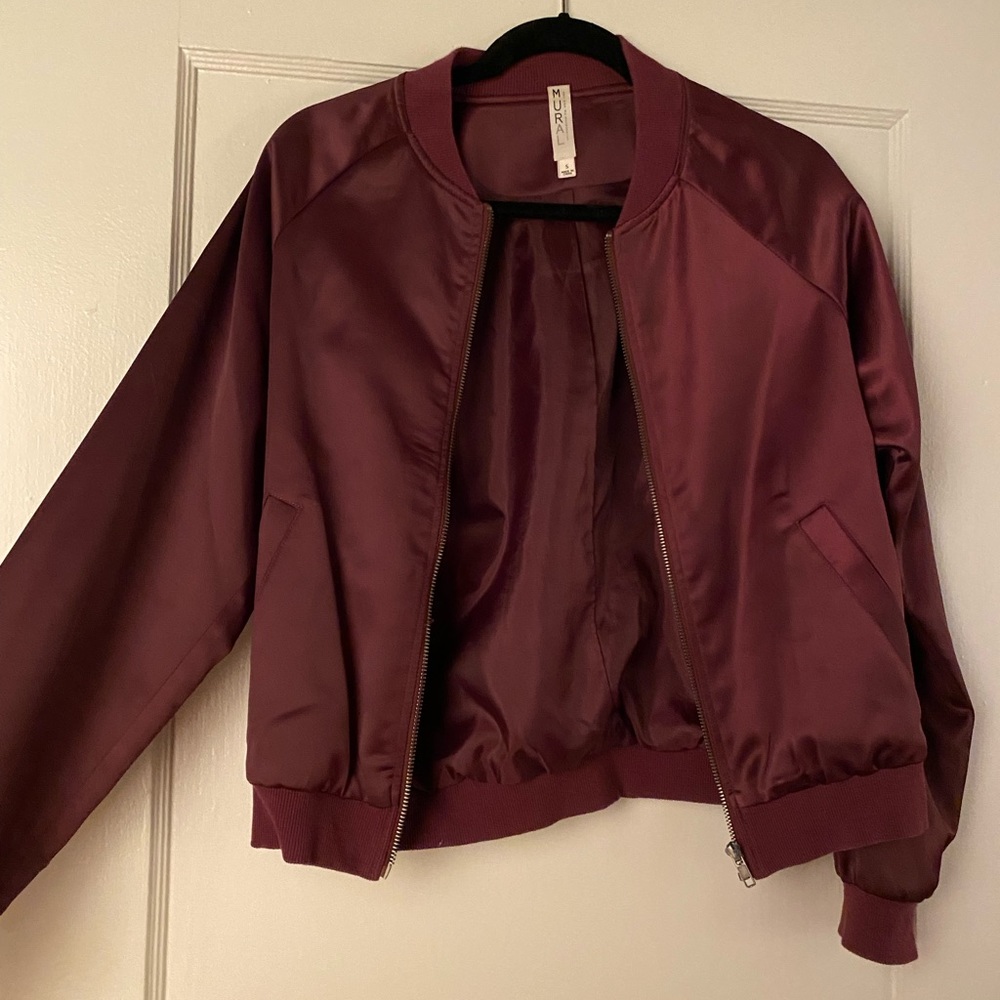 Maroon Bomber jacket